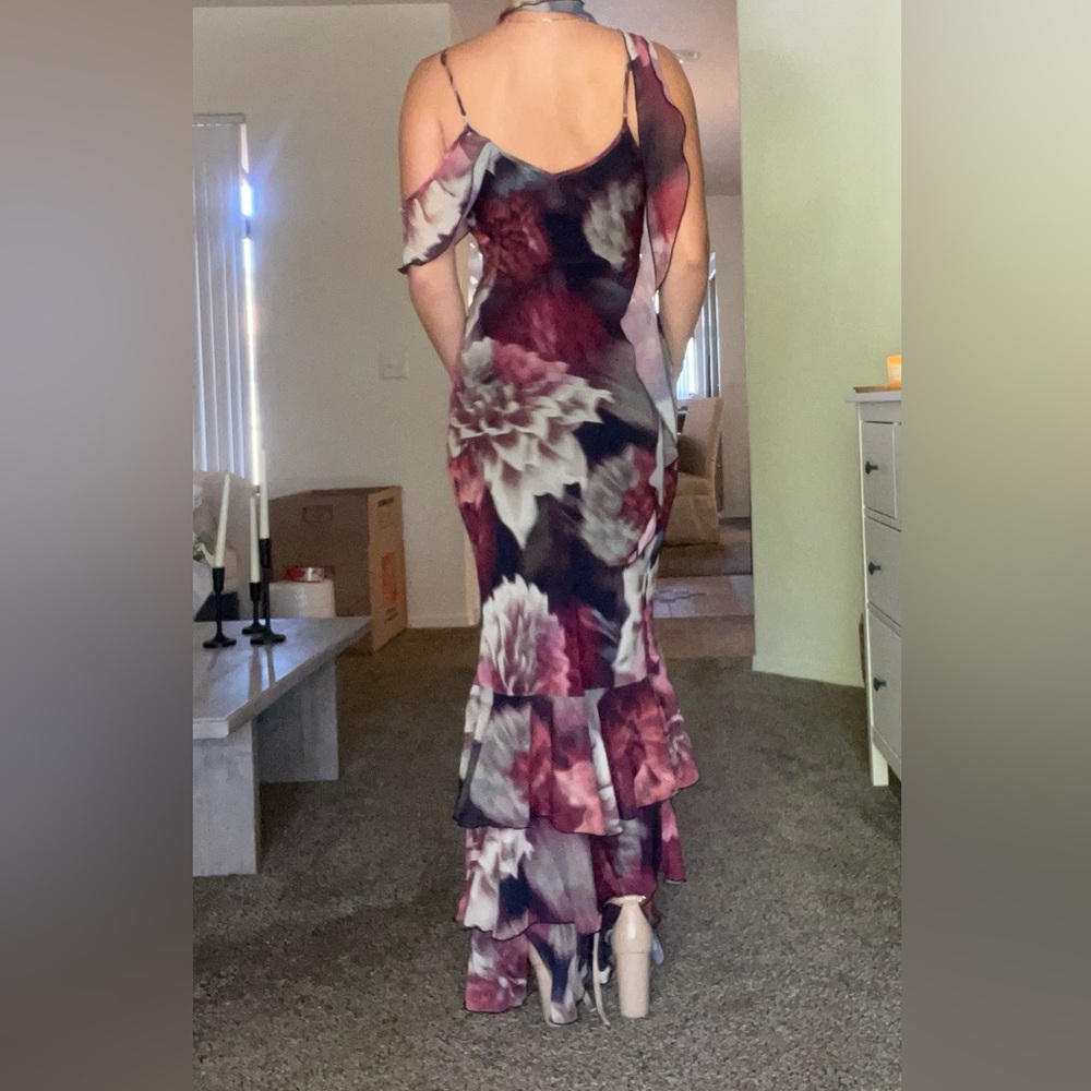 Showpo Riley Maxi - Asymmetrical Ruffle Detail - Picture 3 of 3
